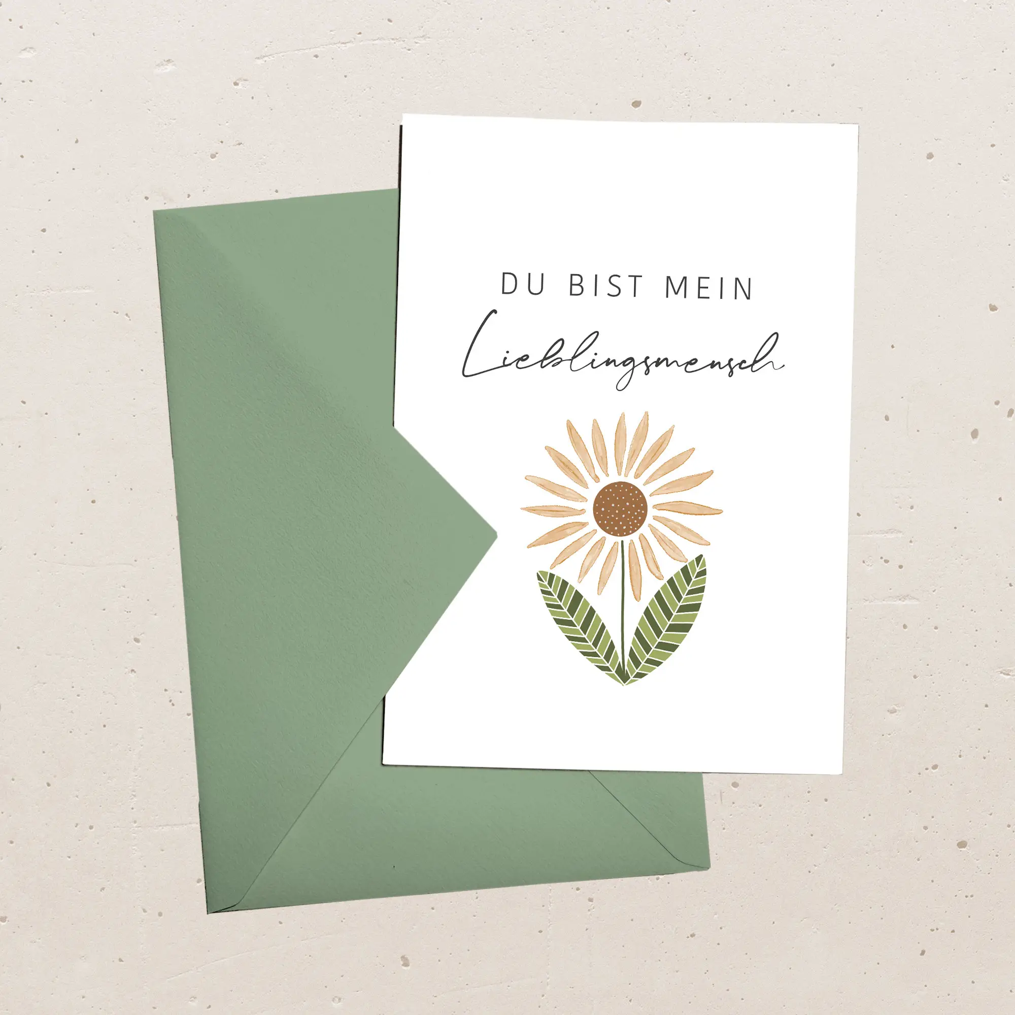 Karte "Lieblingsmensch" für christliche Papeterie