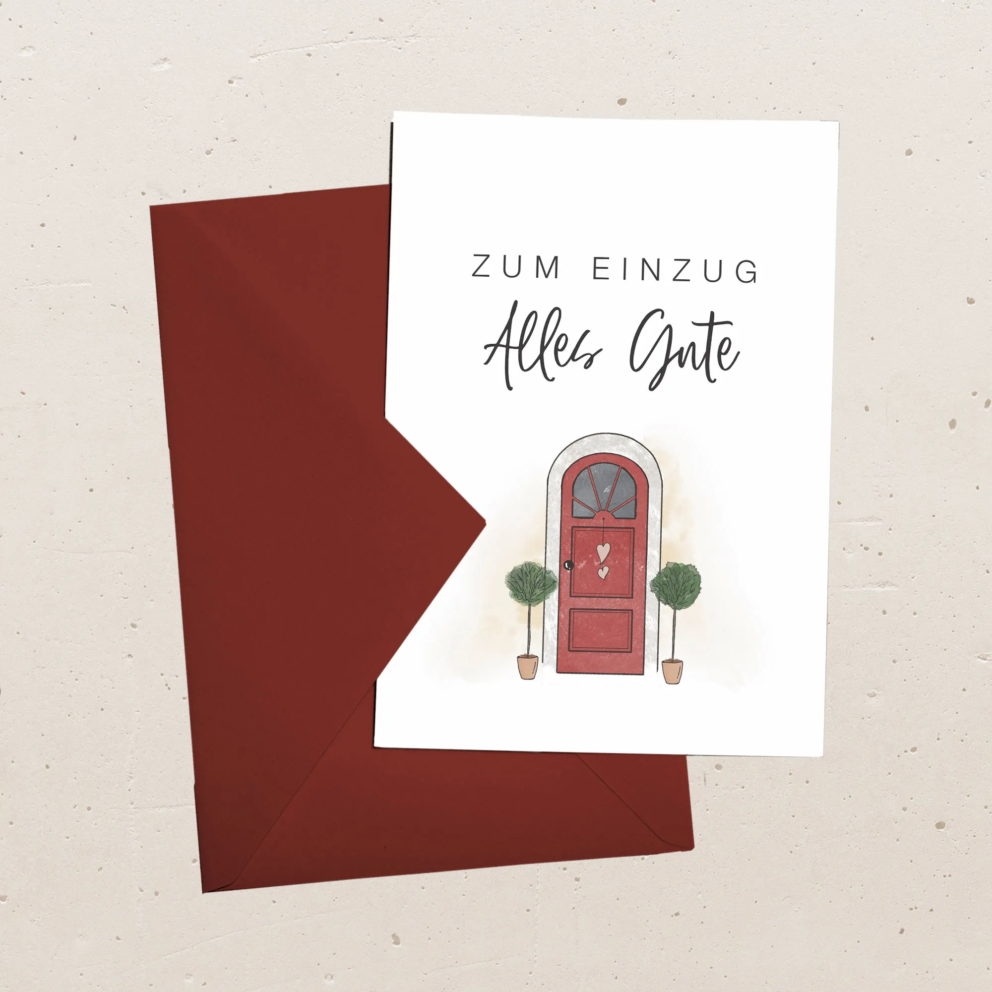Kaufe die Karte zum Einzug "Haustür" im christlichen Onlineshop