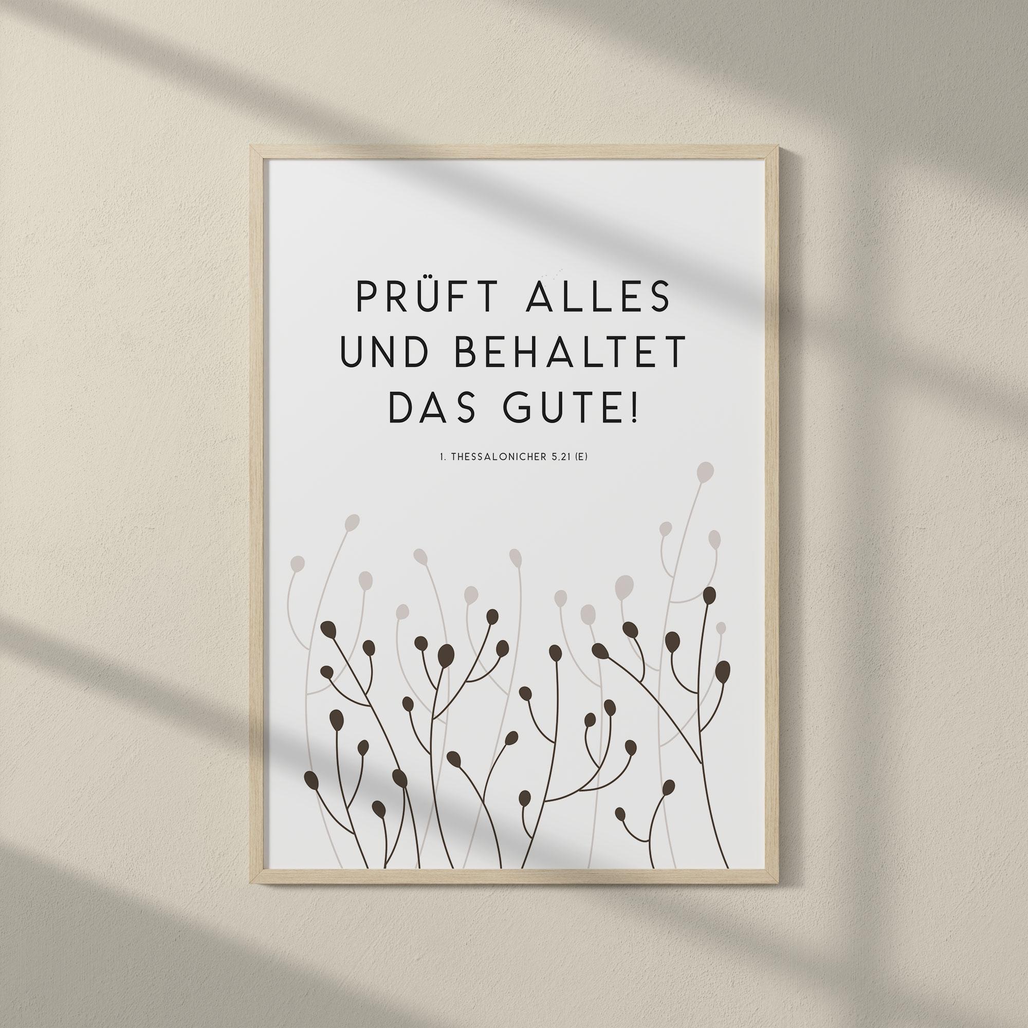 Poster "Jahreslosung 2025" - Zweige - Onlineshop für christliche Papeterie